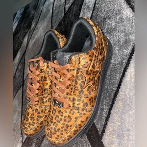 Authentic Bape size 9.5 leopard print